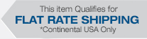 This Item Qualifies for Flat Rate Shipping