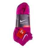 Nike 3 Pack Low Cut Girl`s Tennis Socks