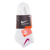 Nike 3 Pack Low Cut Girl`s Tennis Socks