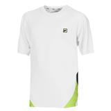 Fila Center Court Solid Boy`s Tennis Tee