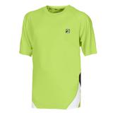 Fila Center Court Solid Boy`s Tennis Tee