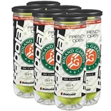 Babolat French Open All Court 6 Can Pack Tennis Balls