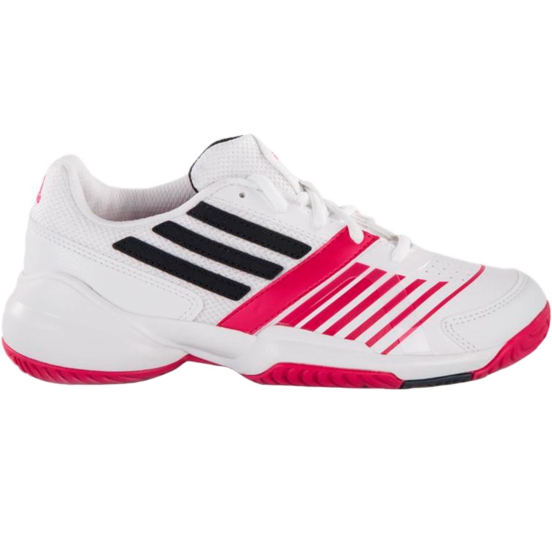 Adidas Galaxy Elite 3 XJ Tennis Junior Shoe White/pink