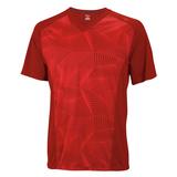 Wilson Solana Geometric V-Neck Men's Tennis Shirt