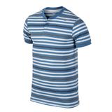 Nike Dri-Fit Touch Stripe Henley Men`s Tennis Polo
