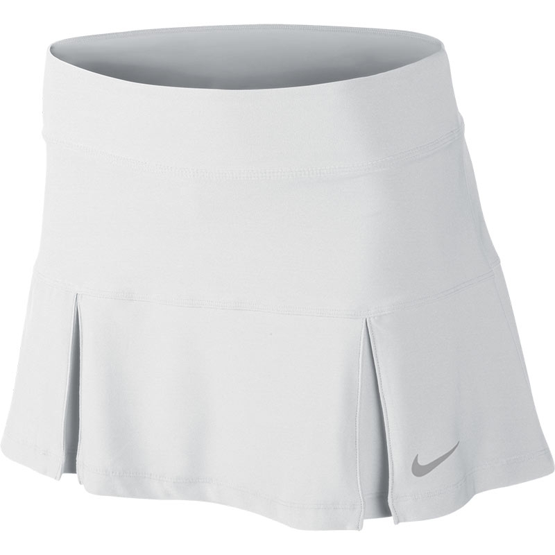 nike white pleated tennis skirt