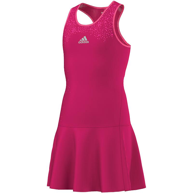 Adidas Adizero Girl's Tennis Dress Pink/silver