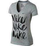 Nike Brush Up SS V-Neck Women's Tennis Tee