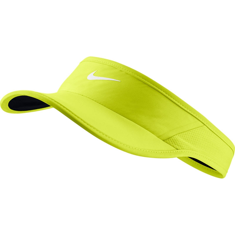 Nike Featherlight 2.0 Women's Tennis Visor Volt/white