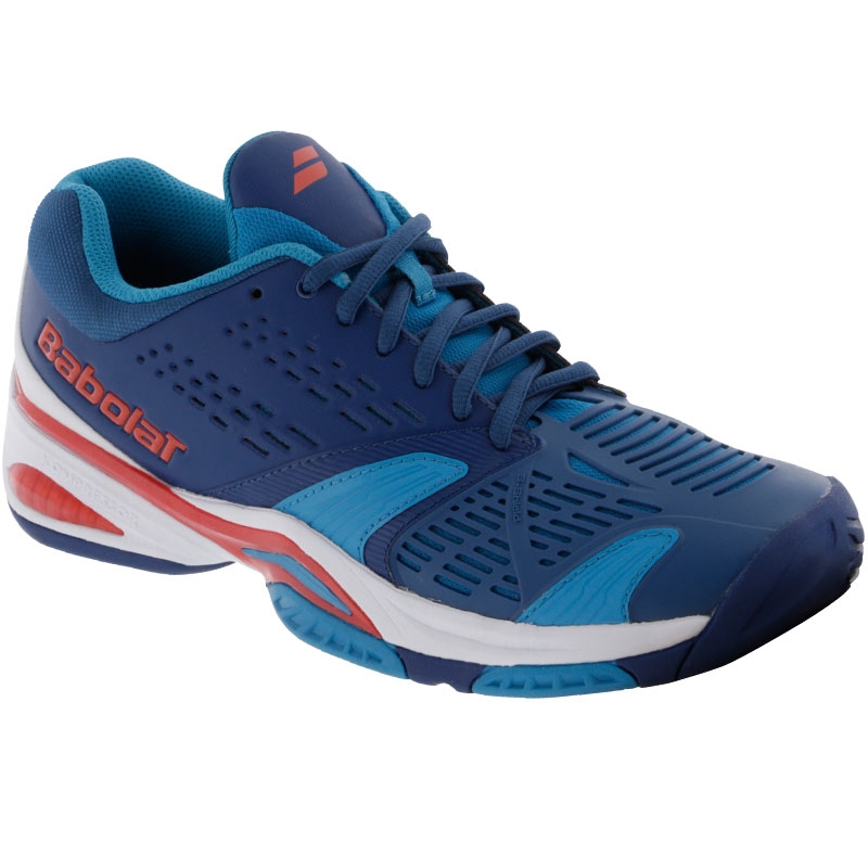 babolat red tennis shoes