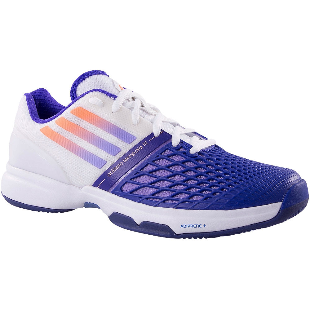 Adidas Adizero Tempaia III Women�s Tennis Shoe White/purple
