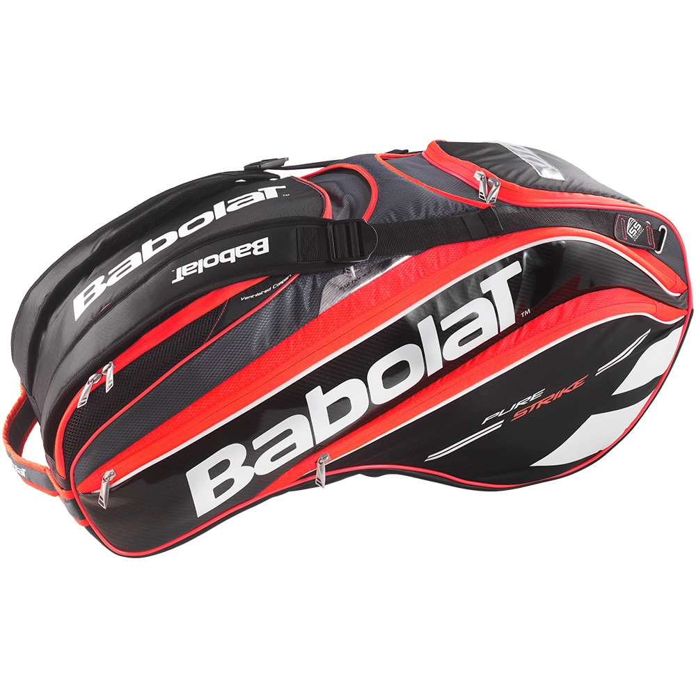 Babolat Pure Strike 12 Pack Tennis Bag Black/red