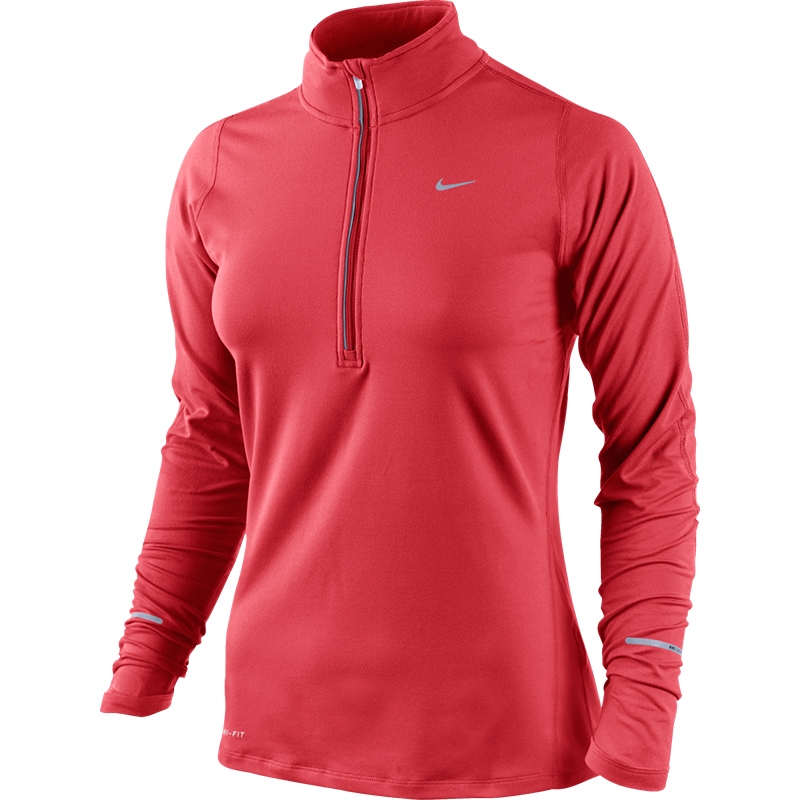 red nike quarter zip womens