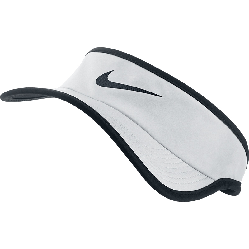 Nike Featherlight Men's Tennis Visor White/black