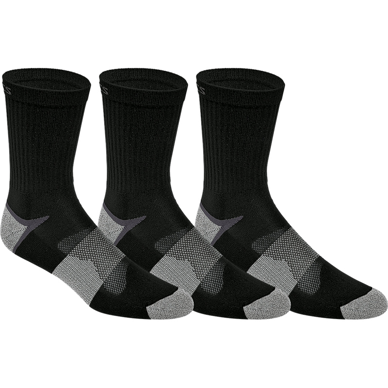 Asics Quick Lyte Cushion Crew Men's Tennis Socks Black