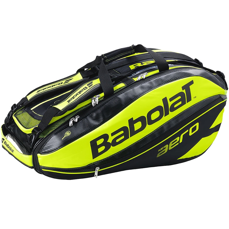 Babolat Pure Aero 12 Pack Tennis Bag Black/yellow
