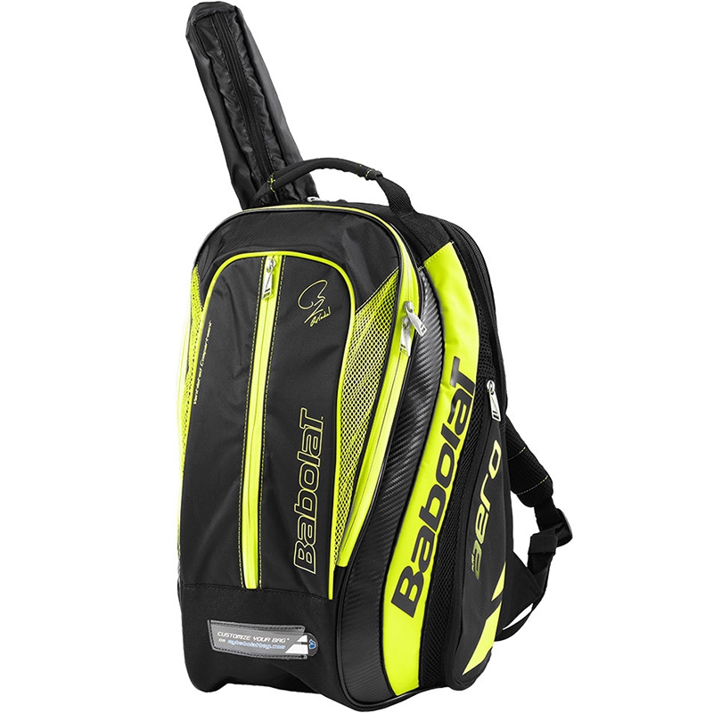 Babolat Pure Aero Back Pack Tennis Bag Black/yellow