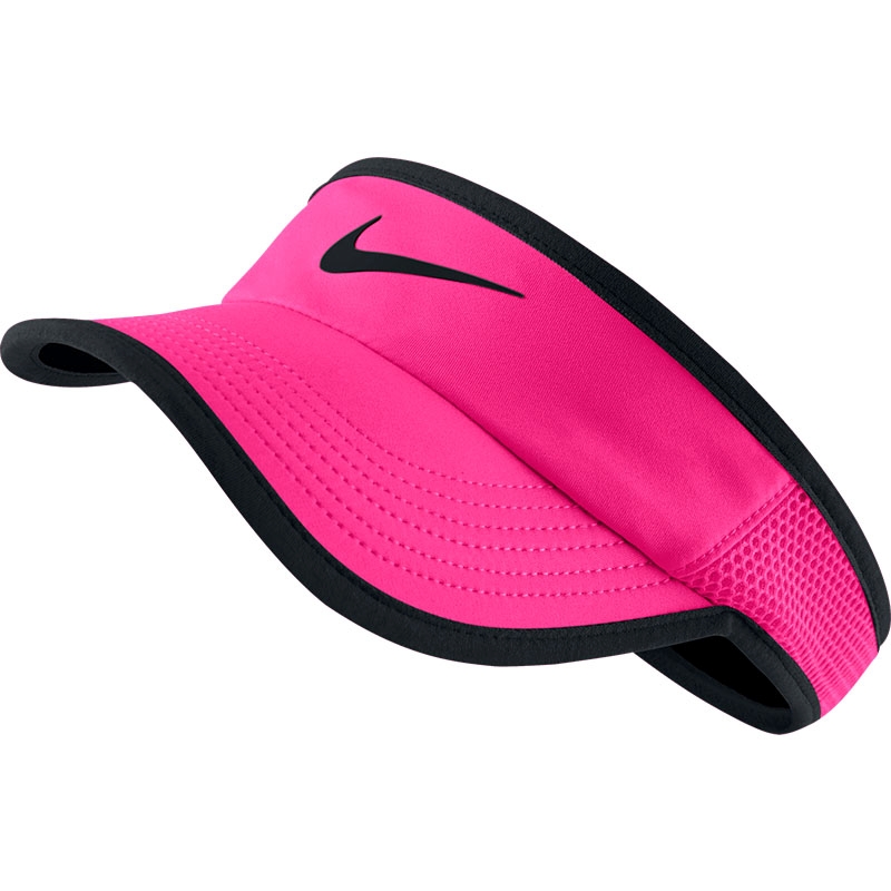 Nike Featherlight Women's Tennis Visor Pink/black