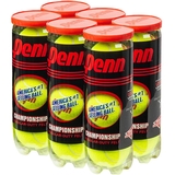 Penn Championship Regular Duty 6 Can Pack Tennis Balls