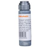 Head Tennis Stencil Ink Silver