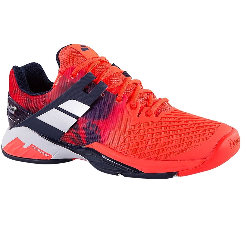 babolat red shoes