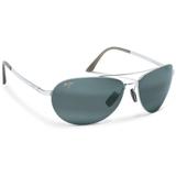 Maui Jim Grey Pilot Silver Tennis Sunglasses