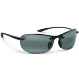 Maui Jim Grey Hanalei Gls Black Tennis Sunglasses