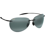 Maui Jim Gry Sugar Beach Gloss Black Tennis Sunglasses