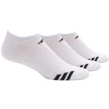 Adidas Cushioned 3-Pack No Show Men`s Tennis Socks