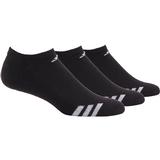 Adidas Cushioned 3-Pack No Show Men`s Tennis SocksWhite