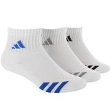 Adidas Striped 3-Pack Quater Junior's Tennis Socks