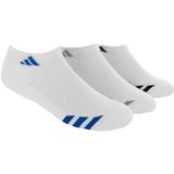 Adidas Striped 3-Pack No Show Junior's Tennis Socks