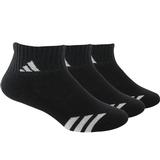 Adidas Striped 3-Pack Quater Junior's Tennis Socks