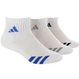 Adidas Striped 3-Pack Quater Junior's Tennis Socks
