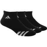 Adidas Striped 3-Pack Quater Junior's Tennis Socks