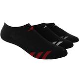 Adidas Striped 3-Pack No Show Junior's Tennis Socks