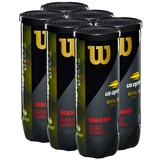 Wilson Us Open Reg- Duty 6 Can Pack Tennis Balls