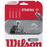 Wilson Stamina 17 G Tennis String Set White