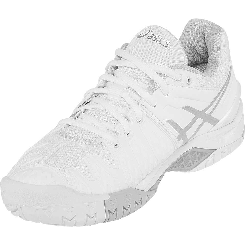asics netball trainers white