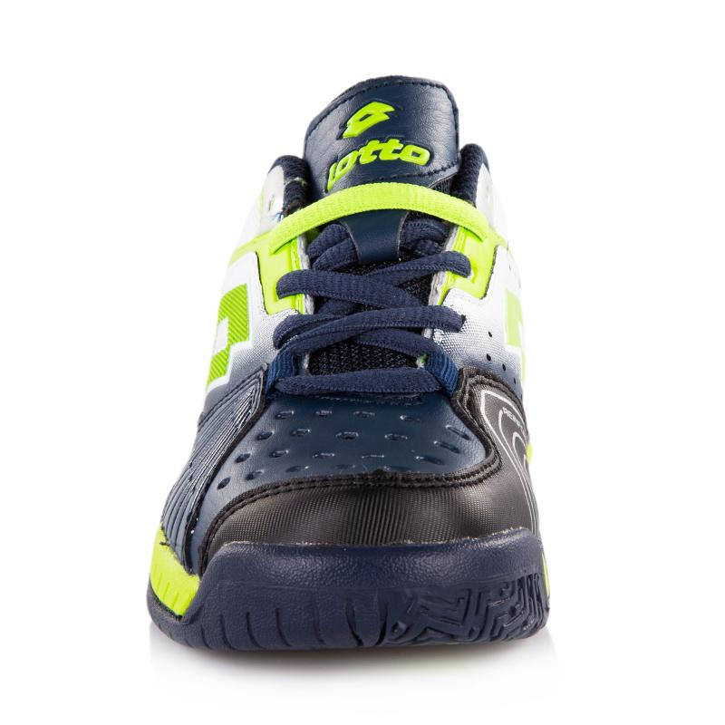 Lotto Raptor Ultra IV Junior Tennis Shoe Aviator/fluogreen