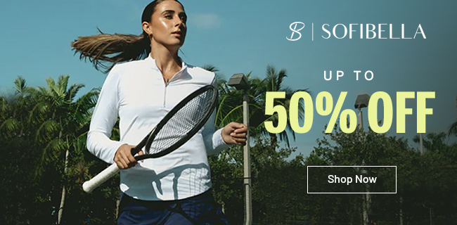 Shop Sofibella Tennis Apparel! Shop Sofibella Tennis Apparel!