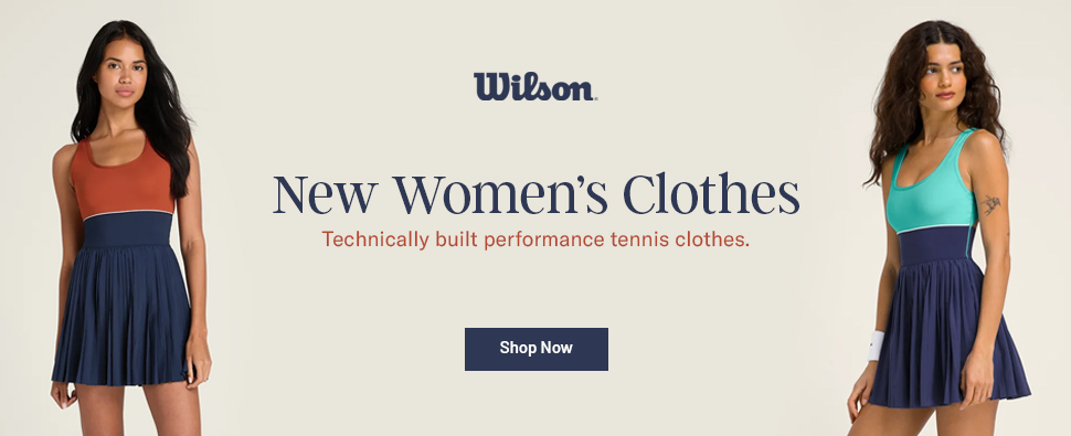 Shop Wilson Tennis Apparel! Shop Wilson Tennis Apparel!