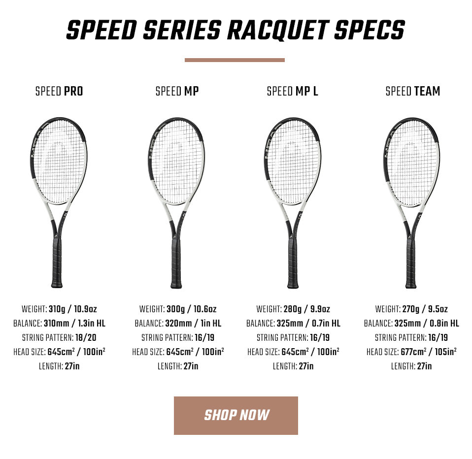 Head Speed 2024 Racquet Series | Tennis Plaza