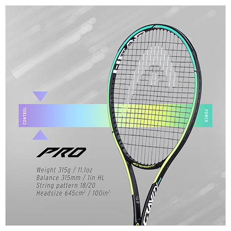 Head Graphene 360+ Gravity PRO Tennis Rackets