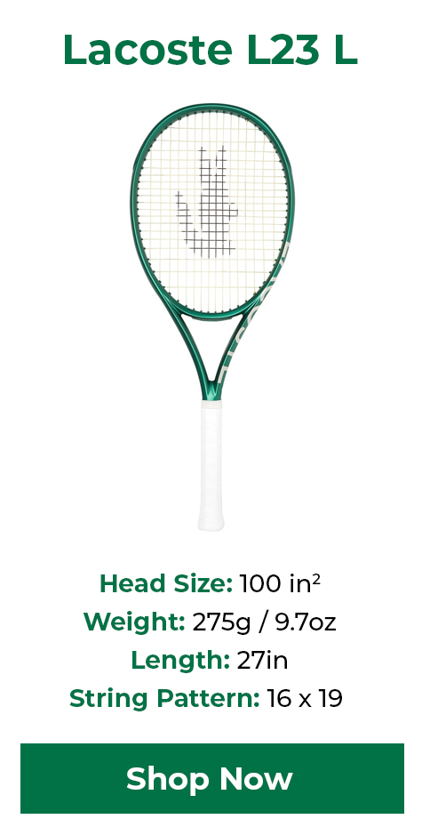 Lacoste L23 L Tennis Racquet