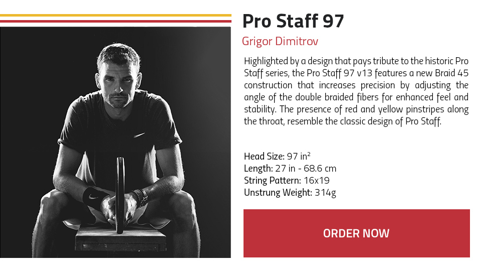 Wilson Pro Staff 97 v13 Grigor Dimitrov 