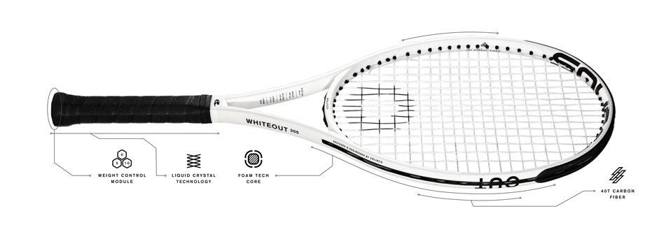 Solinco Whiteout Tennis Racquets