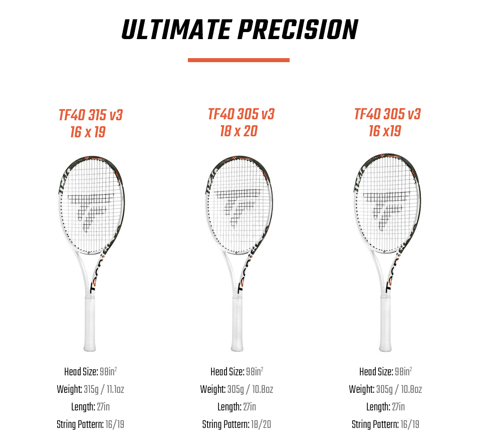 Tecnifibre TF40 v3 Tennis Racquets