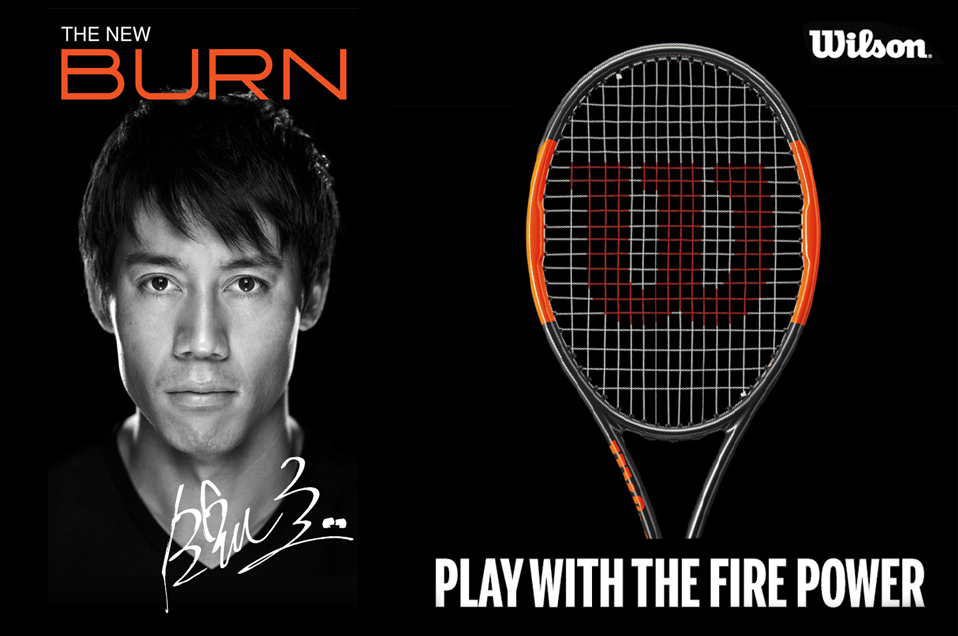 Wilson Burn CV Nishikori Tennis Racquet