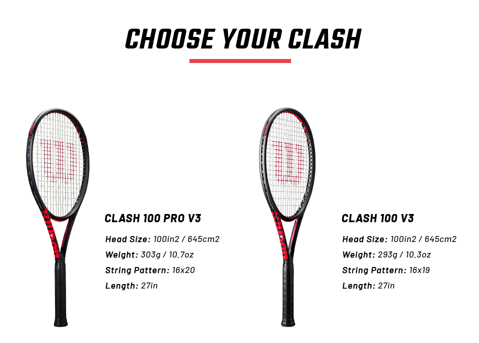 Wilson Clash v3 Tennis Racquets